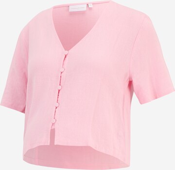 MAMALICIOUS Blouse 'MLRIA LIA' in Pink: front