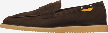 Voile blanche Mocassins 'BULL 03' in Bruin: voorkant