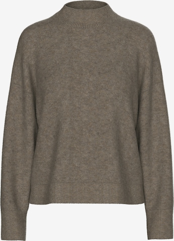 Pull-over 'PCMalou' PIECES en marron : devant