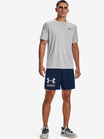 UNDER ARMOUR Performance Shirt 'Novelty' in Grey
