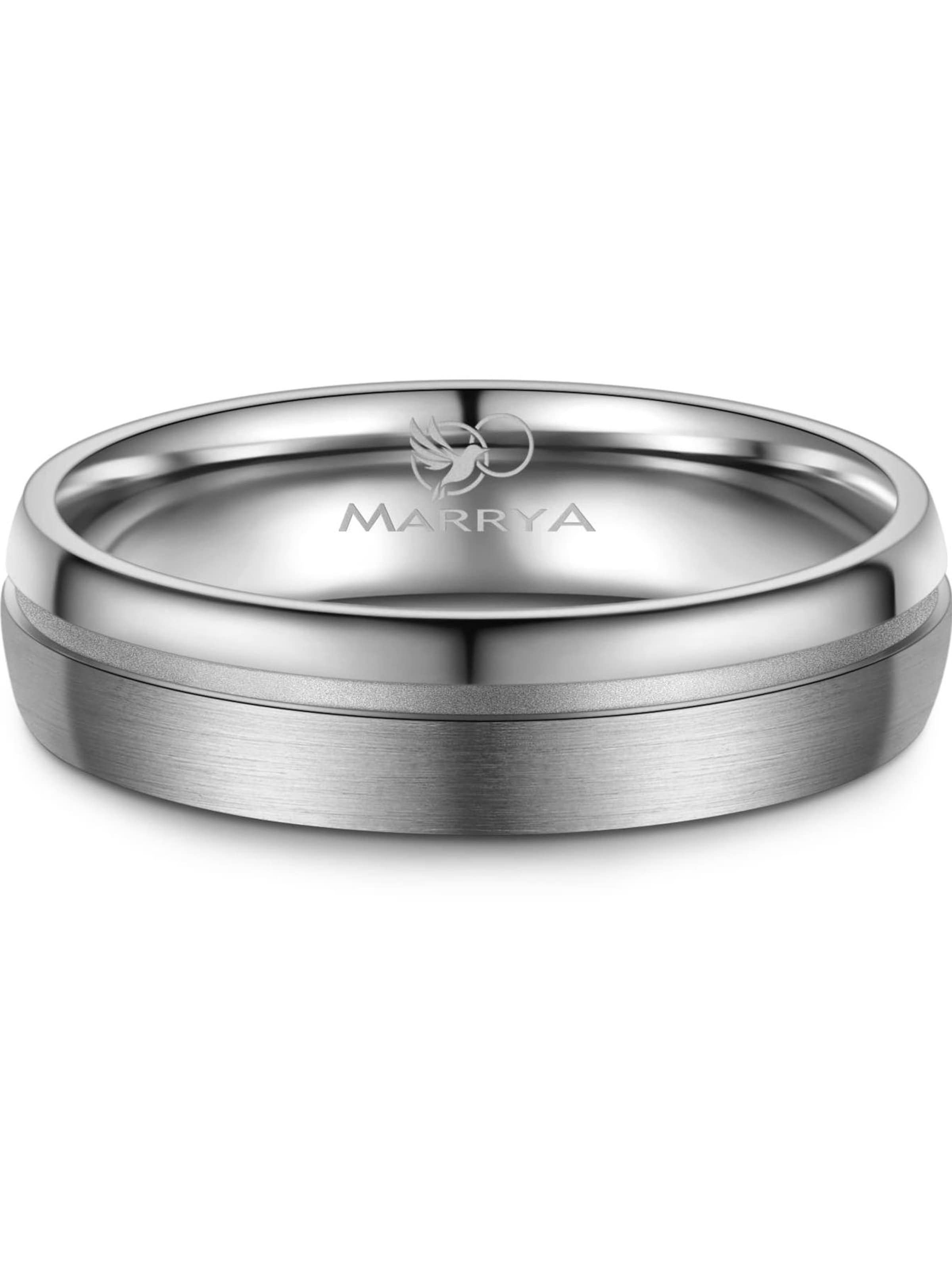 Anello 'MARRYA TI-22 Ehering aus Titan' di MARRYA in argento