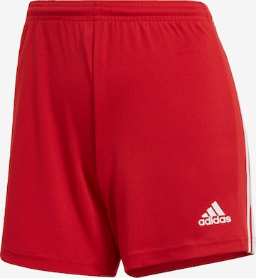 Pantaloni sport 'Squadra 21' de la ADIDAS SPORTSWEAR pe roșu: față