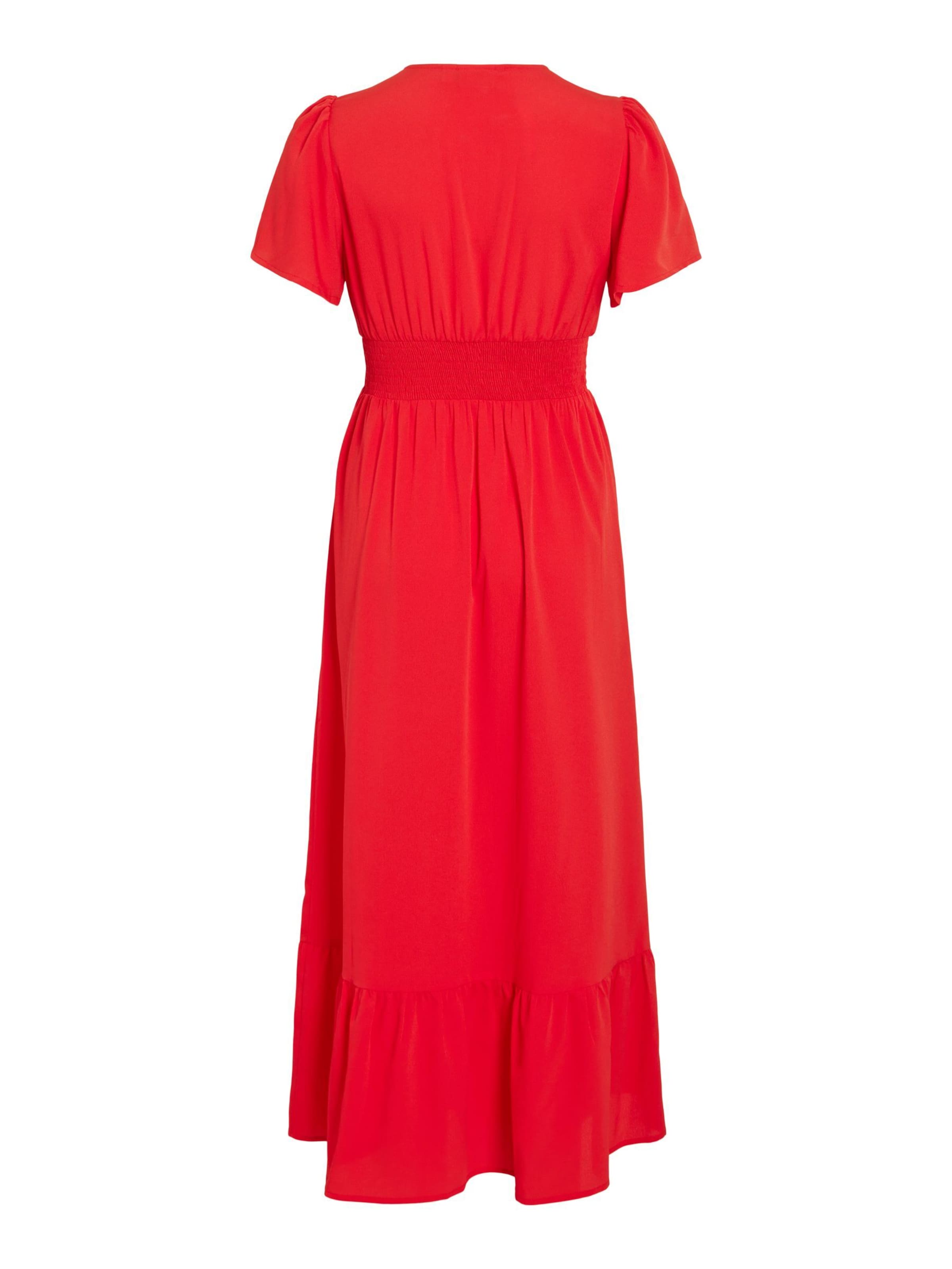VILA Dress 'VIMathilde' in Red