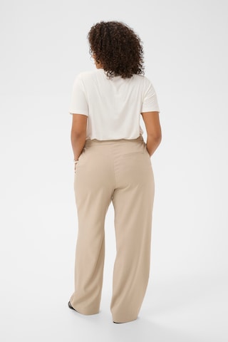 Regular Pantalon à pince 'KCKiren' KAFFE CURVE en beige