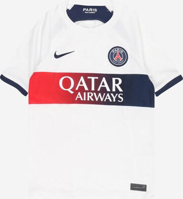 NIKE Λειτουργικό μπλουζάκι 'Paris Saint-Germain 23-24' σε λευκό: μπροστά