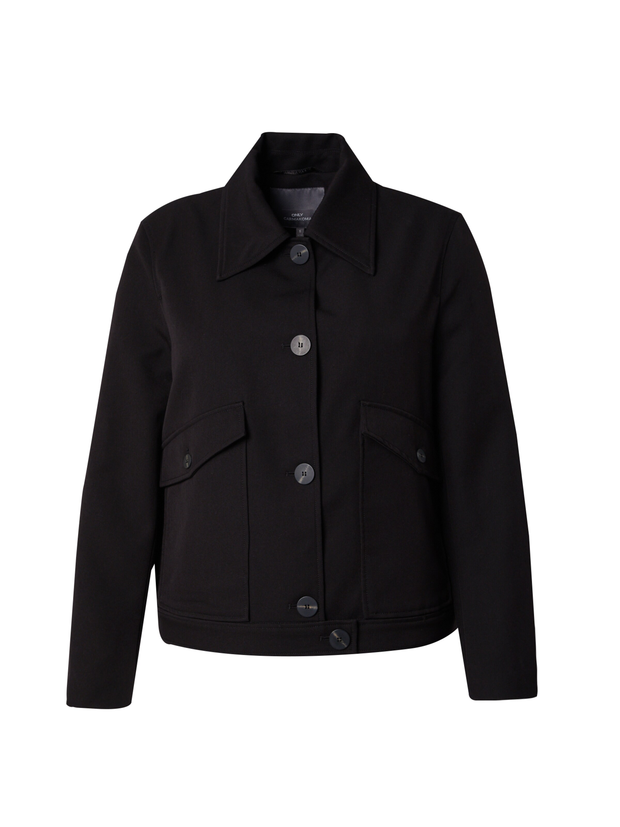 ONLY Carmakoma Between-Season Jacket 'CARCathy' in Black: front