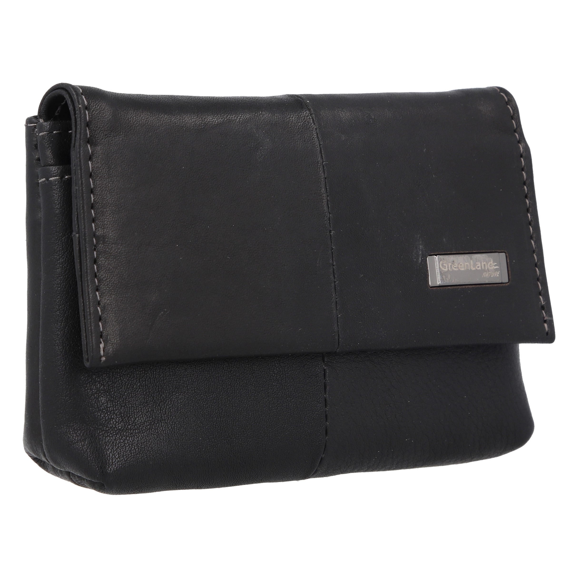 Greenland Nature Key Ring in Black: front