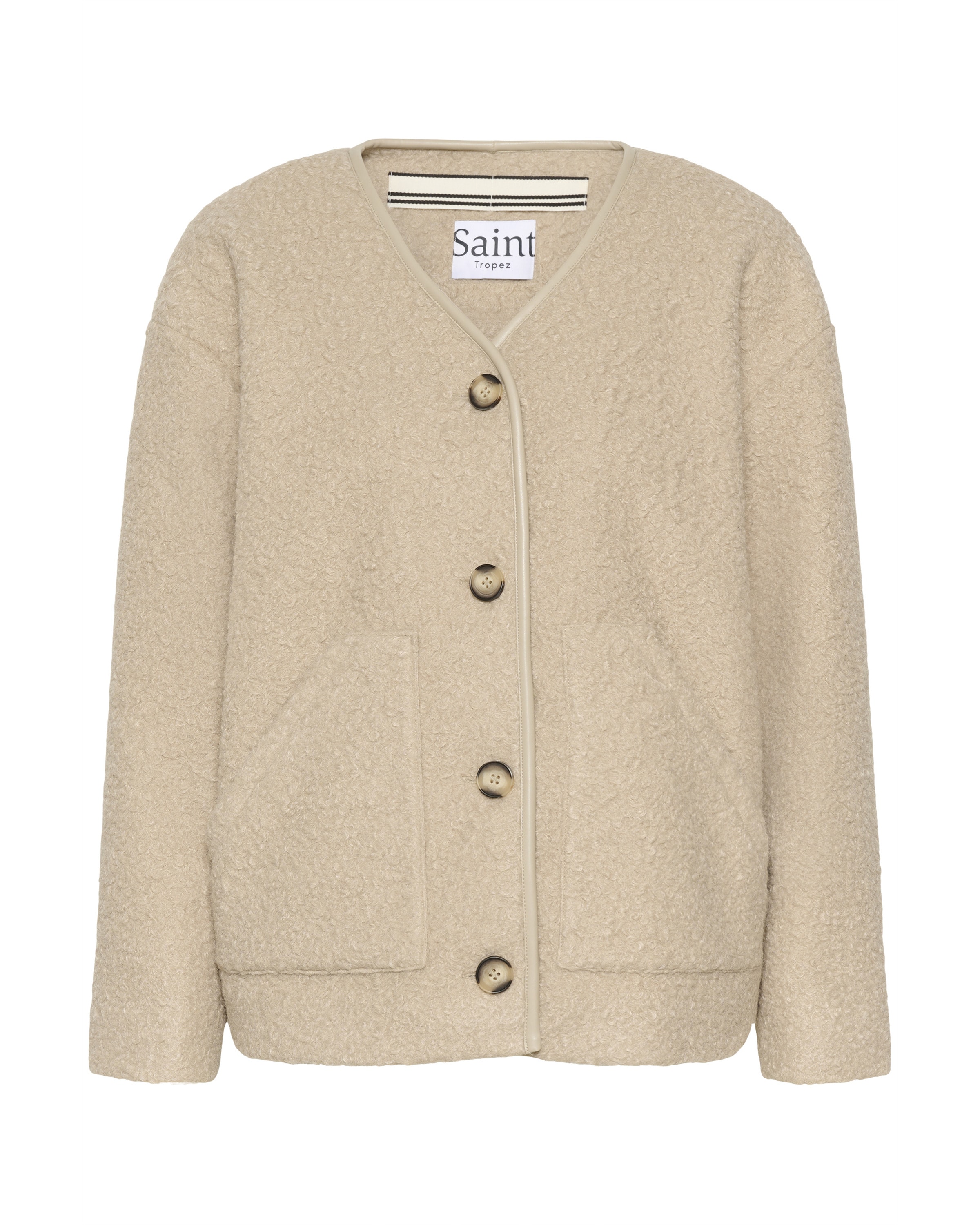 SAINT TROPEZ Tussenjas 'SZOrie' in Beige: voorkant
