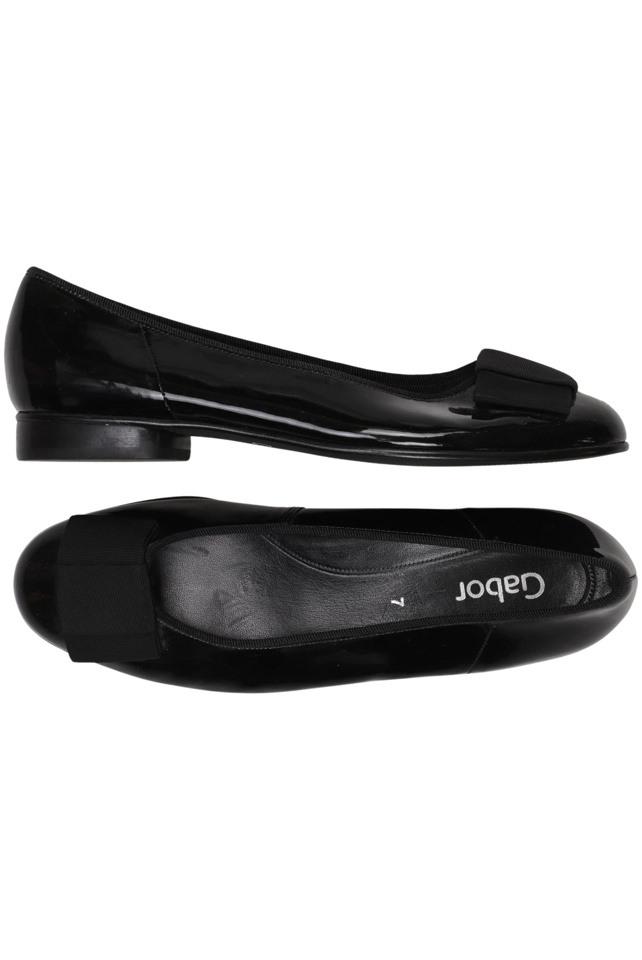 GABOR Ballerina 40,5 in Schwarz: Vorderseite