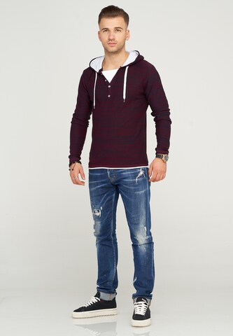 behype Sweatshirt 'JOSHA' in Rot