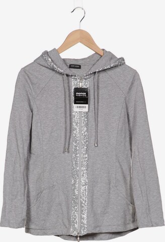 GERRY WEBER Sweatshirt & Zip-Up Hoodie in L in Grey: front