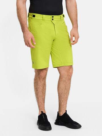 ZIENER Regular Workout Pants 'NELAT-Z X-Function' in Yellow