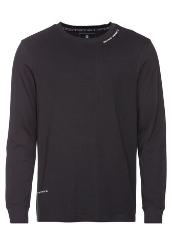 DELMAO Shirt in Schwarz: Vorderseite