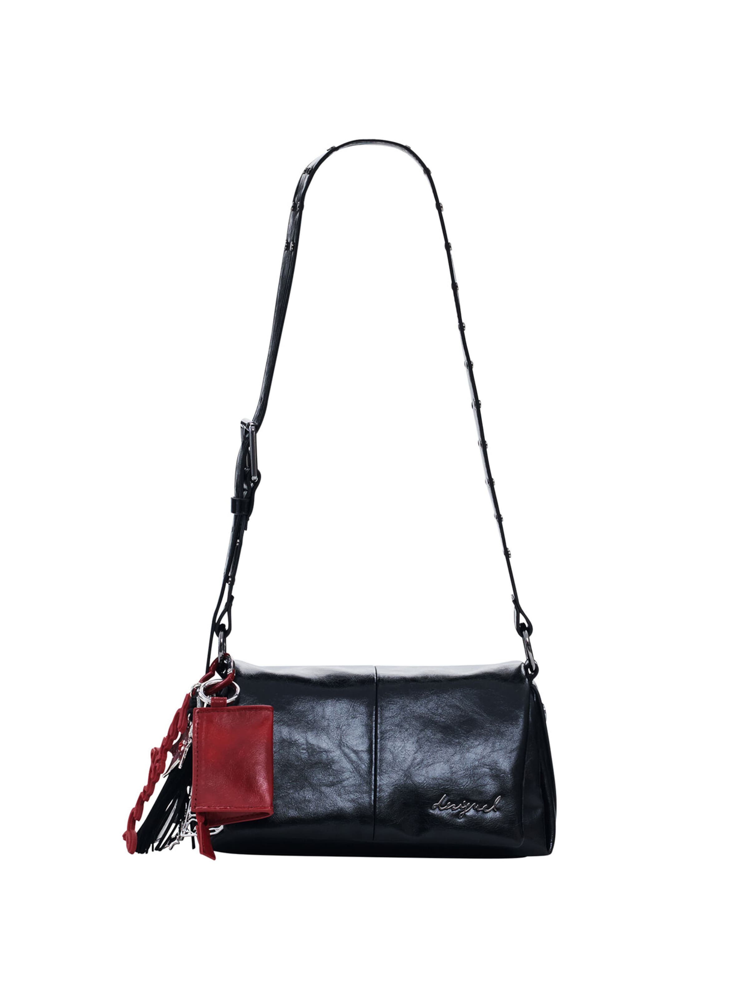 Geantă de umăr de la Desigual pe negru: față