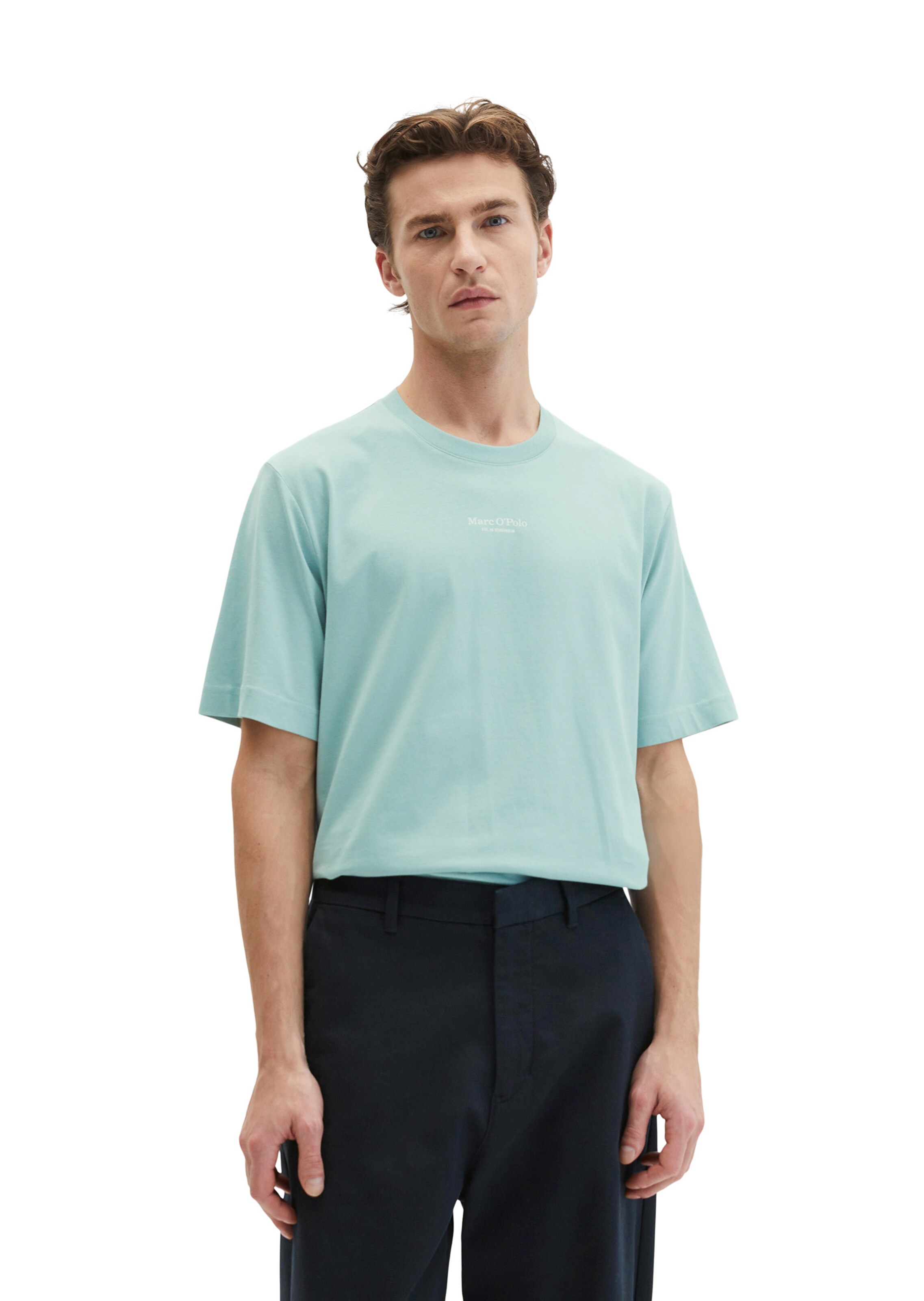 T-Shirt Marc O'Polo en vert : devant