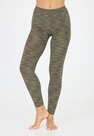 ENDURANCE Skinny Sporthose 'Crina' in Grün: Vorderseite