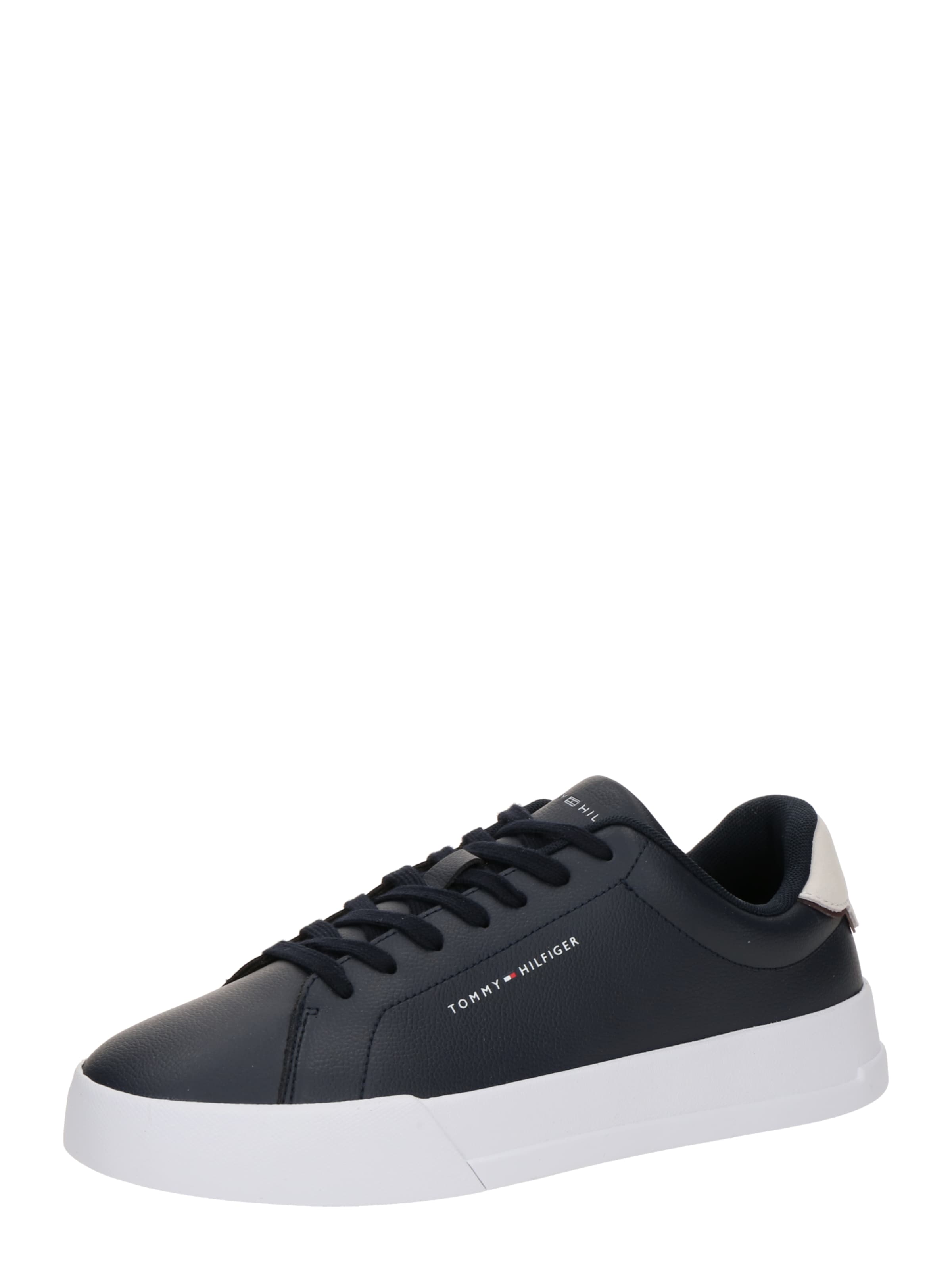 Sneaker low 'Court Ess' de la TOMMY HILFIGER pe albastru: față