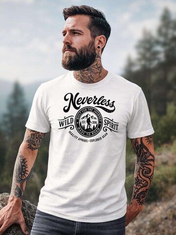 Neverless Shirt 'Wild Spirit' in White