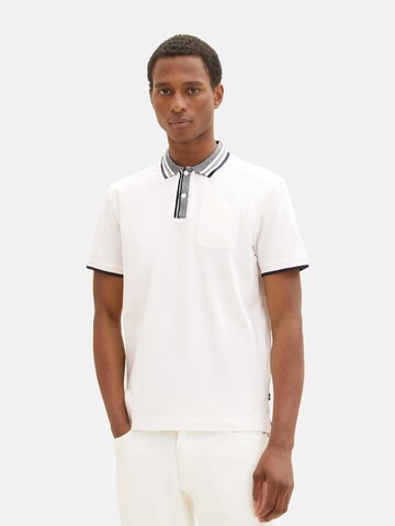 TOM TAILOR Shirt in White: front