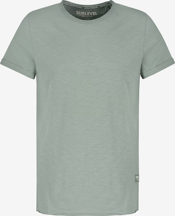 Sublevel Shirt in Grün: Vorderseite