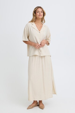 Fransa Blouse in Beige