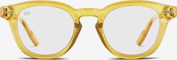 TWIG Concept Milano Glasses 'Bauman BlueLight' in Yellow: front