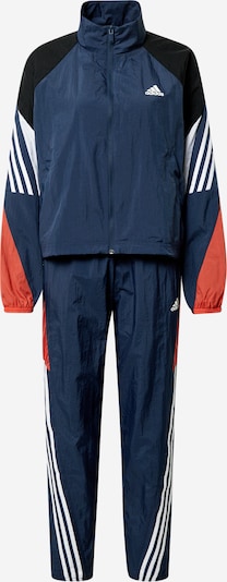 ADIDAS PERFORMANCE Trainingsanzug 'GAMETI' in navy / rot / schwarz / weiß, Produktansicht