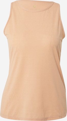 Athlecia Sports Top 'Mota' in Brown: front
