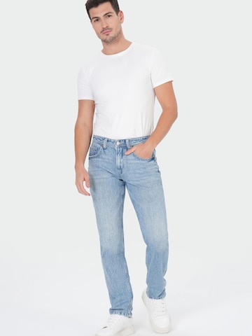 M.O.D MIRACLE OF DENIM Regular Jeans in Blauw: voorkant