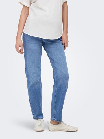 Coupe slim Jean 'OLMEMILY' Only Maternity en bleu : devant