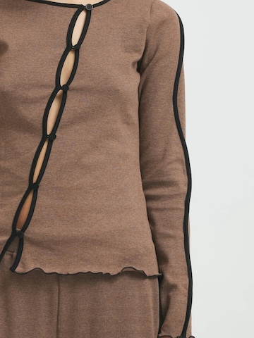 Camicia da donna 'Ciara' di Résumé in marrone