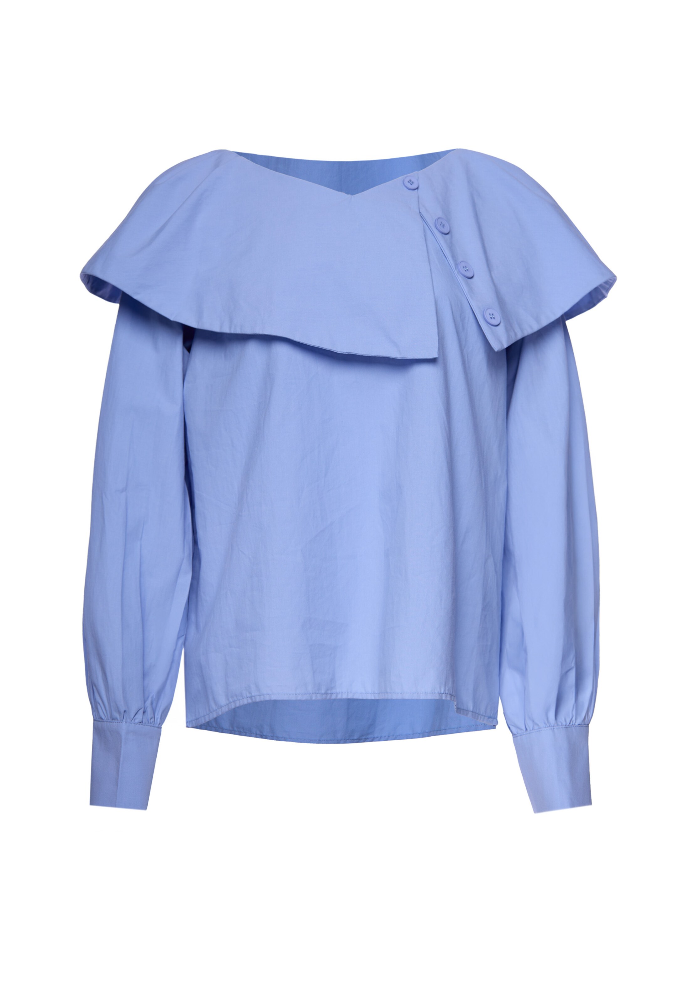 Usha - Blusa en azul: frente