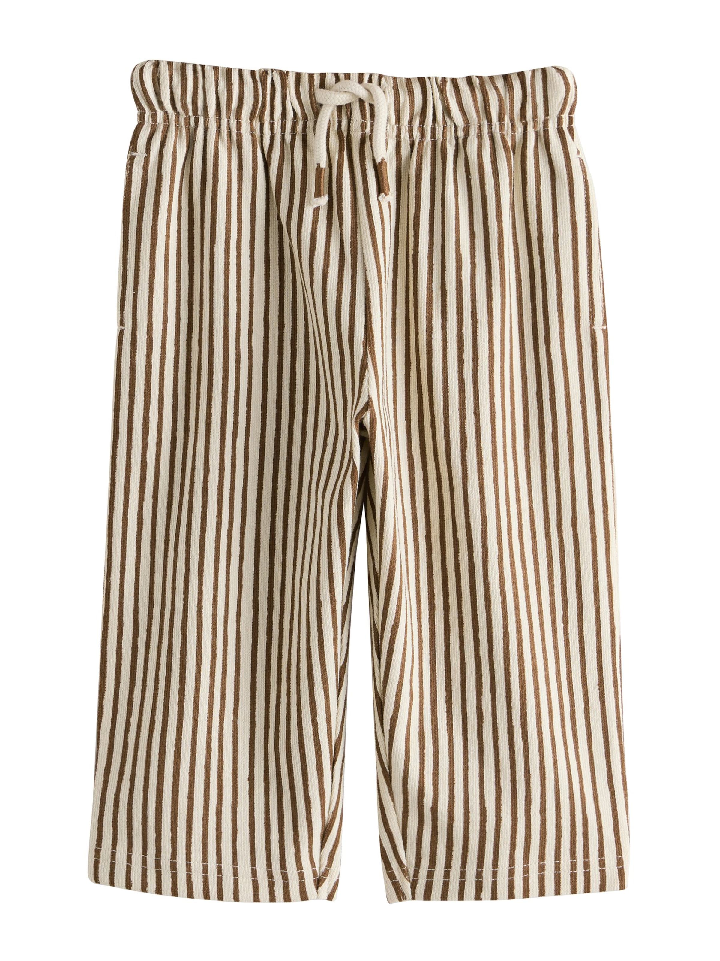 Next Wide leg Broek in Beige: voorkant