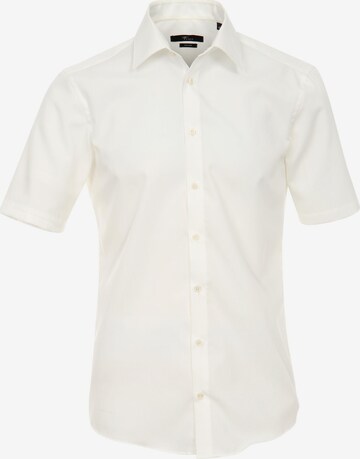 VENTI Slim fit Business Shirt in White: front