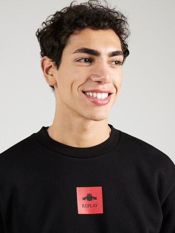 REPLAYSweater majica - crna boja