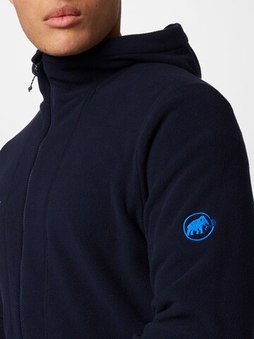 MAMMUT Tapered Athletic Fleece Jacket in Blue