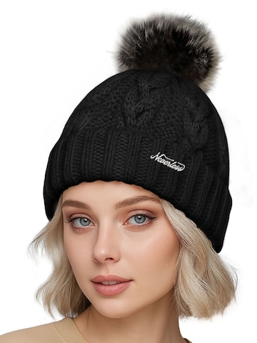 Neverless Beanie 'Jule' in Black: front