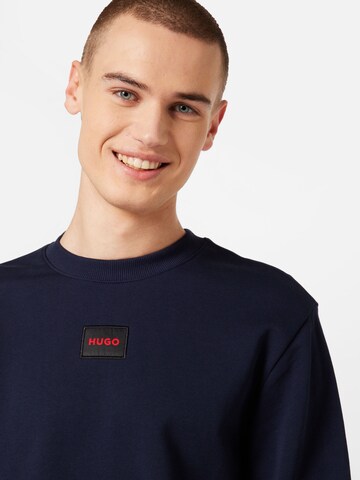 HUGO Red Sweatshirt 'Diragol' in Blue