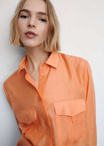 MANGO Blouse 'Melo' in Orange