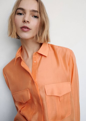 MANGO Bluse 'Melo' in Orange