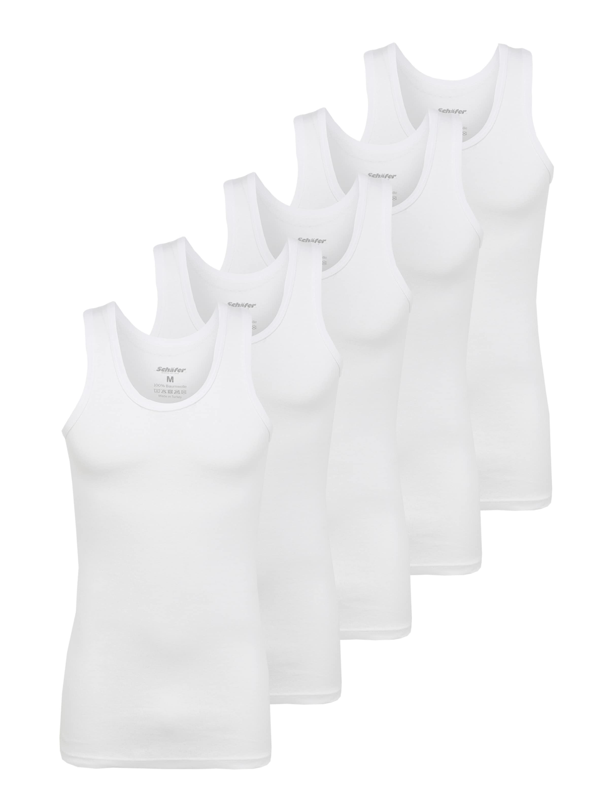 Albert Schäfer Undershirt in White: front