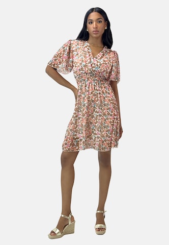 Robe d’été Elara en marron : devant