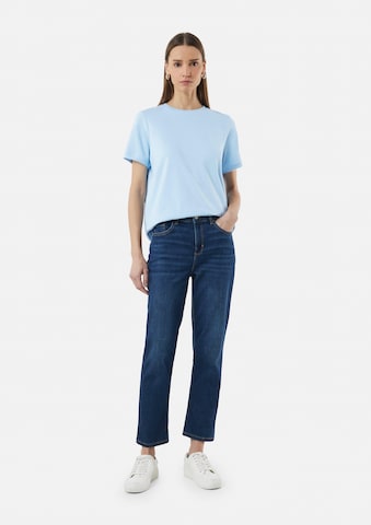 T-shirt comma casual identity en bleu