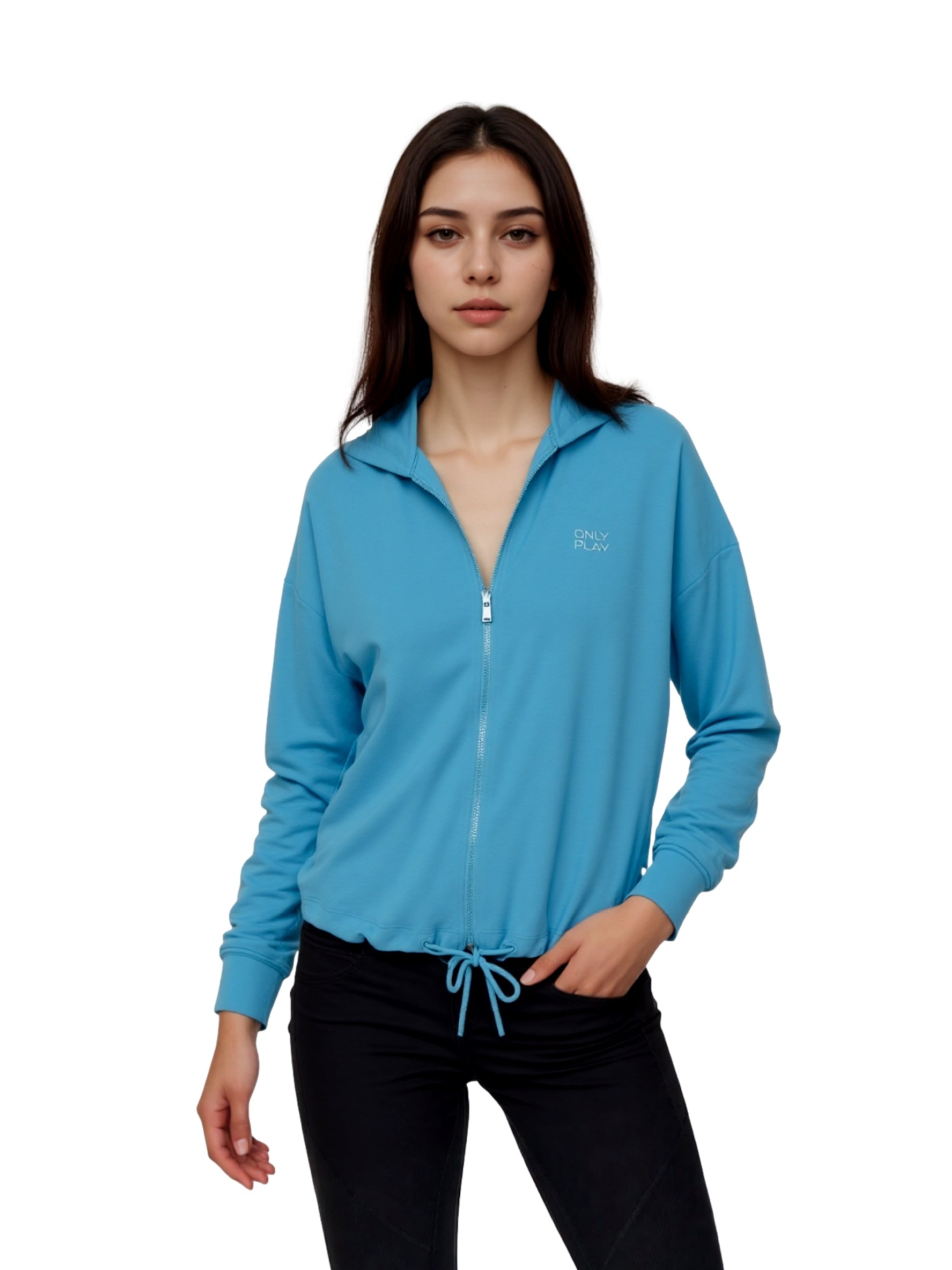 Veste de survêtement 'Frei Life' ONLY PLAY en bleu : devant