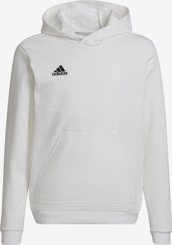 Sweat de sport 'Entrada 22' ADIDAS PERFORMANCE en blanc : devant