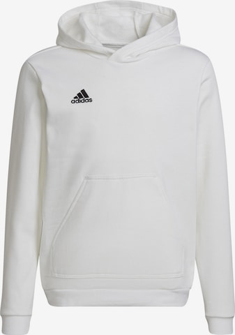 ADIDAS PERFORMANCE Αθλητική μπλούζα φούτερ 'Entrada 22' σε λευκό: μπροστά