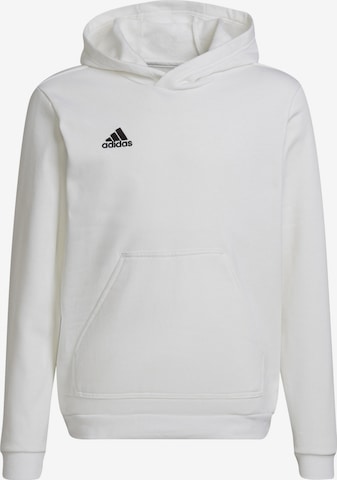 Felpa sportiva 'Entrada 22' di ADIDAS PERFORMANCE in bianco: frontale