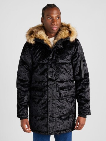 Gianni Kavanagh Winter Jacket in Black: front