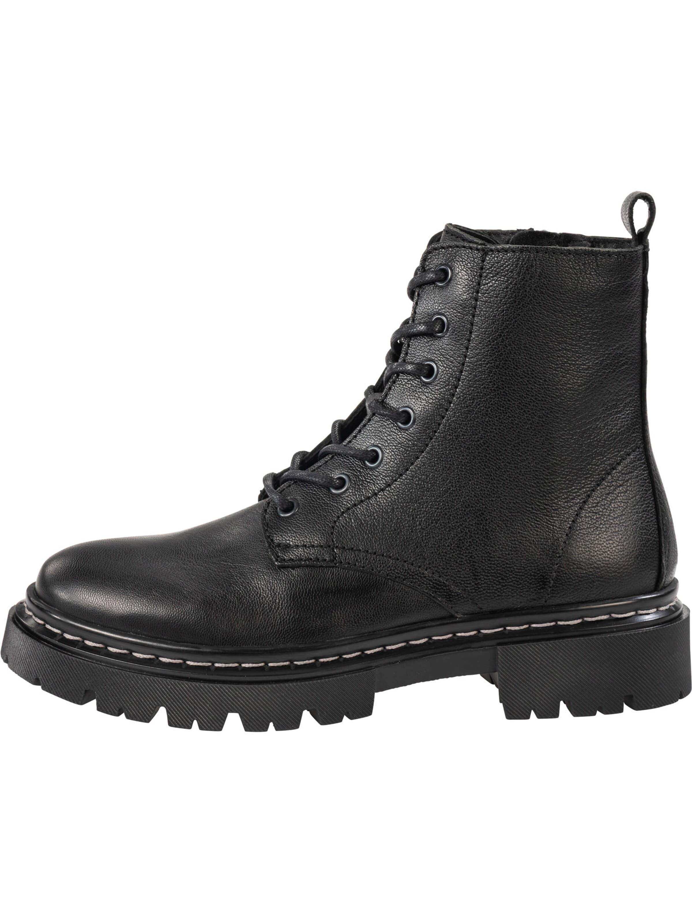Palado Schnürstiefelette 'Kea'‌‌‌‌‌‌‌‌‌ in Schwarz