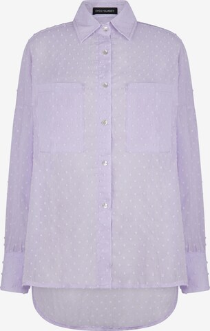 SASSYCLASSY Blouse in Purple: front